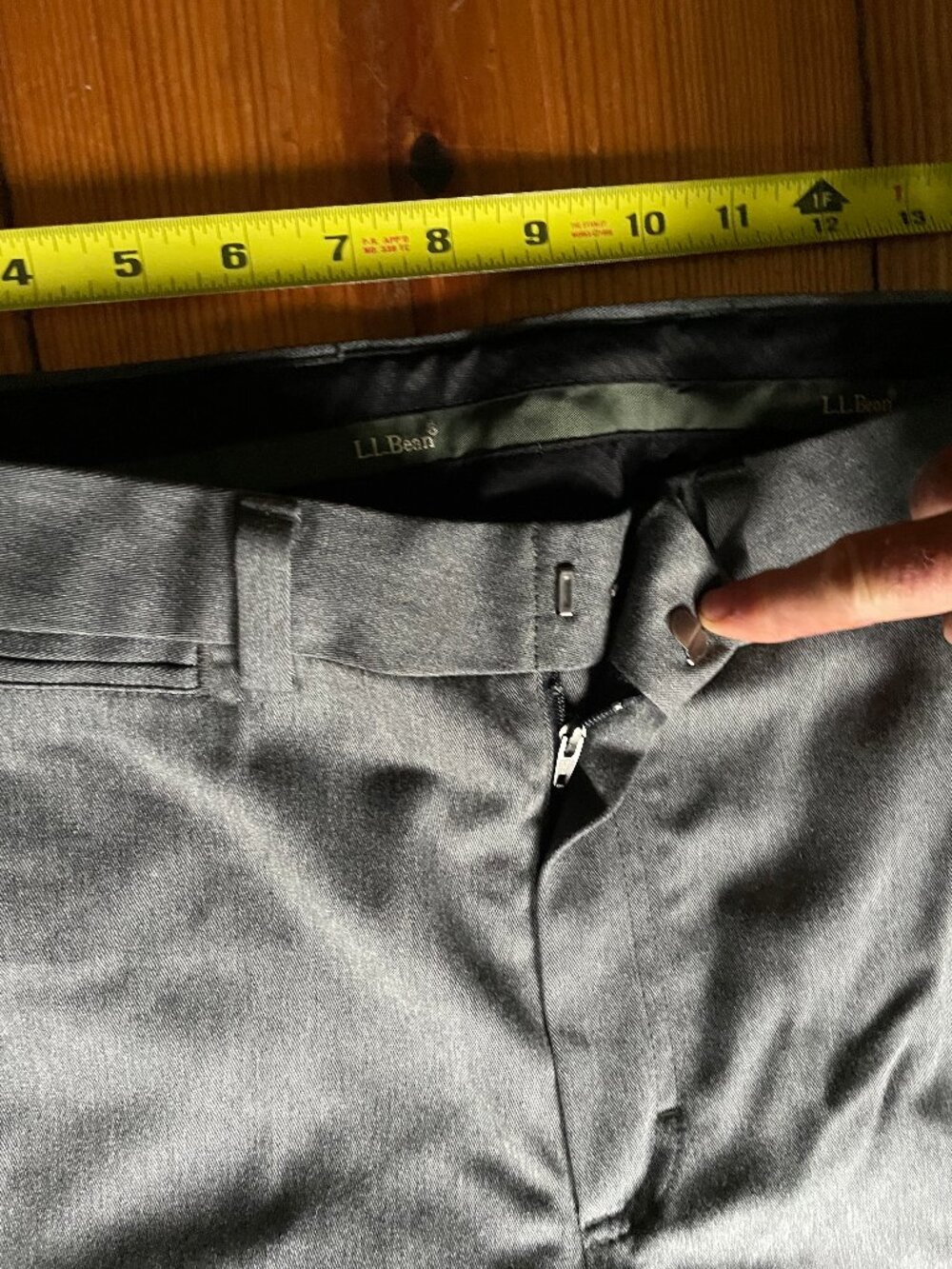 Men's 100% Cotton L. L. Bean Standard Fit Trousers Size 32 - Picture 12 of 12